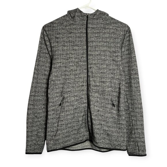 NWOT Lululemon Surge Warm Full Zip Hoodie MENS XS Heathered Black Summer Layer - Picture 1 of 10